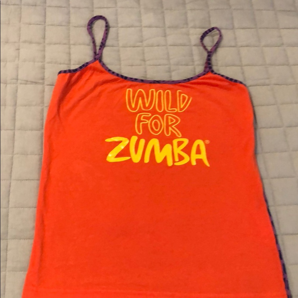 Wild for Zumba spaghetti strap tank